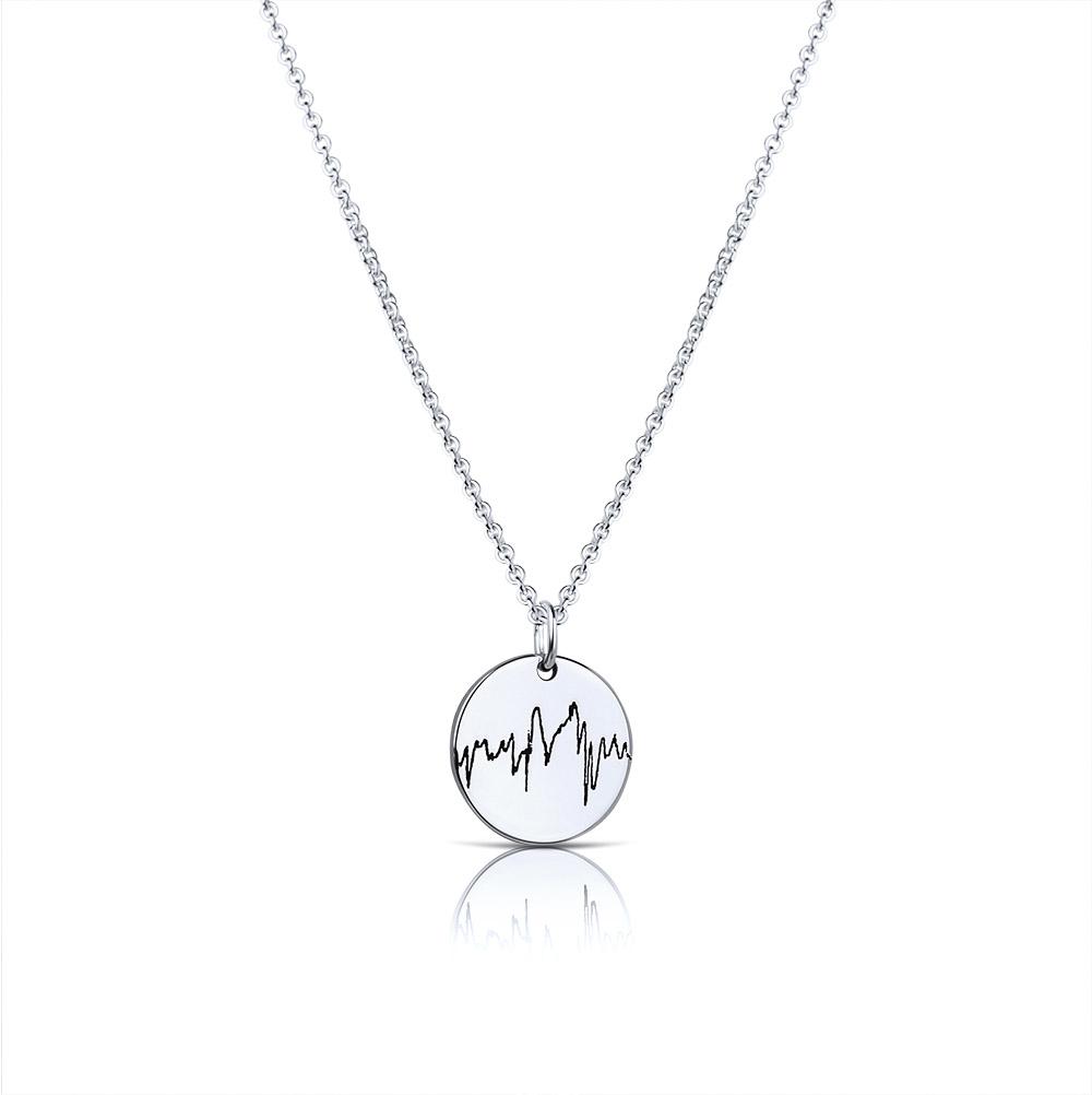First Love - Heartbeat Collection - Kette mit CTG Gravur - SEVOLY