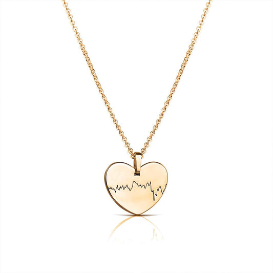 Am Herzen Vereint - Heartbeat Collection - Kette mit CTG Gravur - SEVOLY