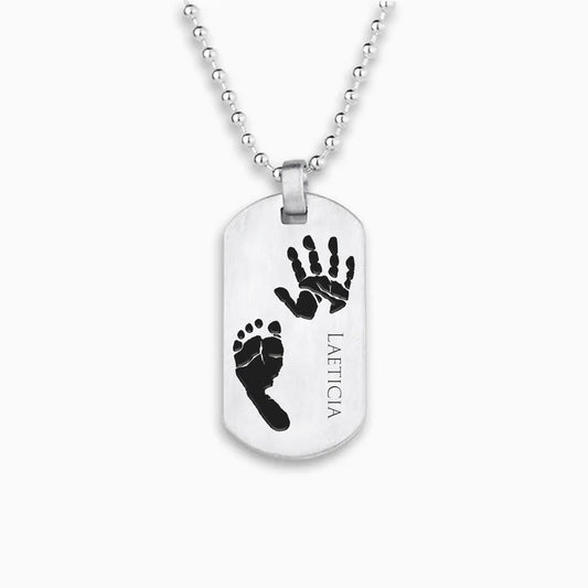 Copy of Family Tag Kette - Dog Tag Geschwisterkette mit 3D Abdrücke - SEVOLY