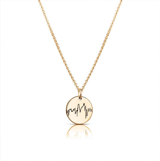 First Love - Heartbeat Collection - Kette mit CTG Gravur - SEVOLY