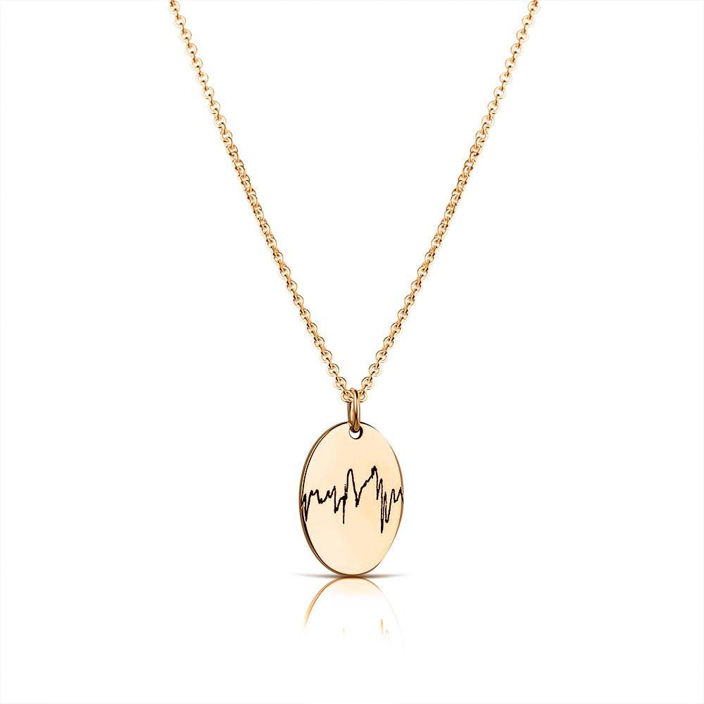 Unser ganzer Stolz! - Heartbeat Collection - Kette mit CTG Gravur - SEVOLY